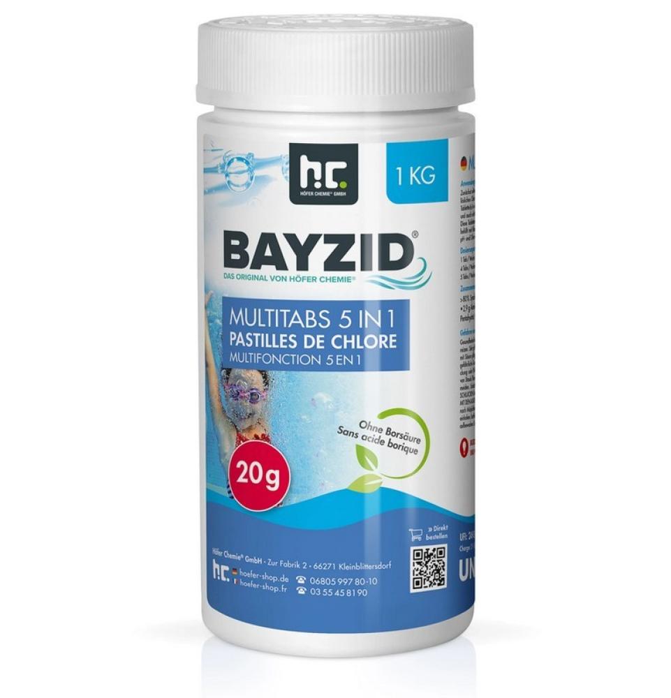 1 kg BAYZID® Multitabs 20g 5in1 für Pools